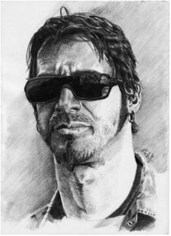 Sully Erna from Godsmack - drawing by Milek