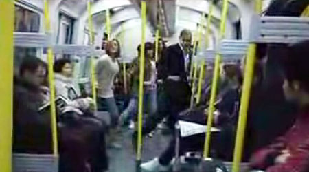 Thriller Dance in the London Tube